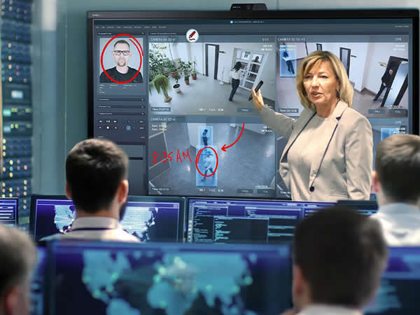 Interactive display in high secure defence & government environment
